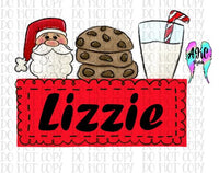 Santa cookies PNG