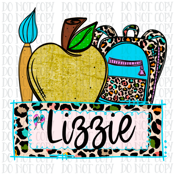 Name Box Color School name box PNG – AKC Embroidery and Digital Designs