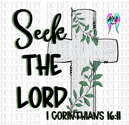 Seek the Lord PNG