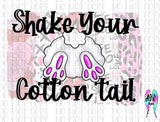 Shake your cotton tail PNG