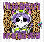 So cute it's out of this world PNG