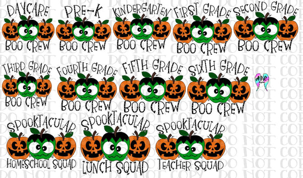 Spooktakular school bundle PNG