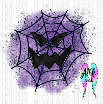 Spooky spider web PNG