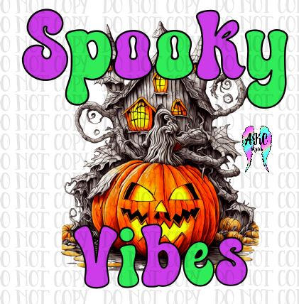 Spooky vibes PNG