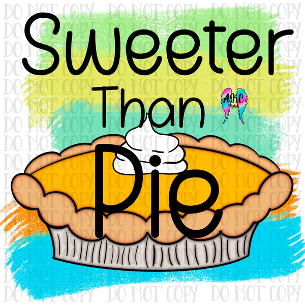 Sweeter than pie PNG