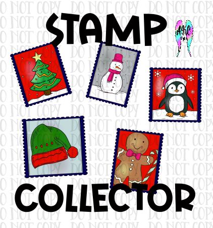 Stamp collector PNG