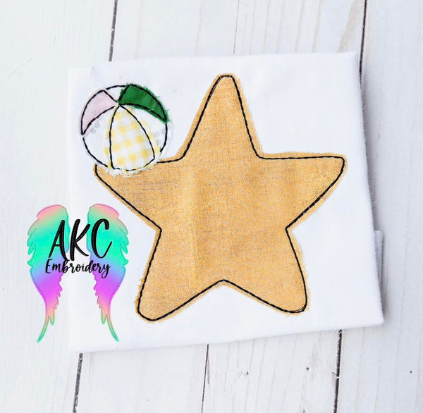 Star fish with beach ball 2025