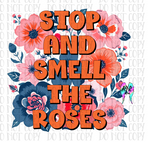 Stop and smell the roses PNG