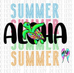Summer aloha PNG