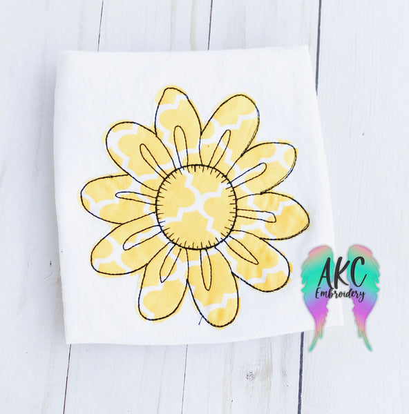 Sunflower applique 2023