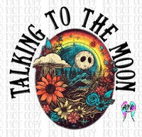 Talking to the moon PNG