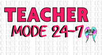 Teacher mode PNG