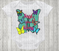 trust your wings  sublimation design, trust your wings printable PNG