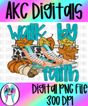 Walk by faith PNG