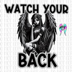 Watch your back PNG