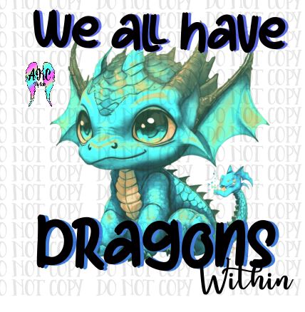 We all dragons PNG