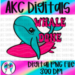 Whale done PNG