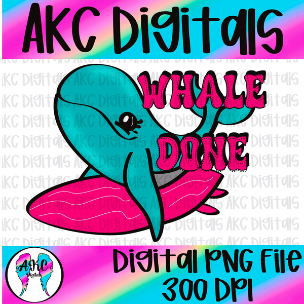 Whale done PNG