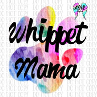 Whippet mama PNG