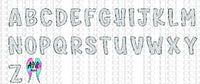 White with polka dots PNG and OTF