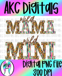 Wild mama and wild mini PNG