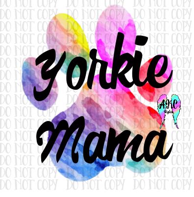 Yorkie mama PNG