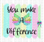 You make a difference PNG