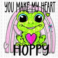 You make my heart hoppy PNG