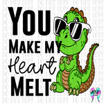 You make my heart melt PNG
