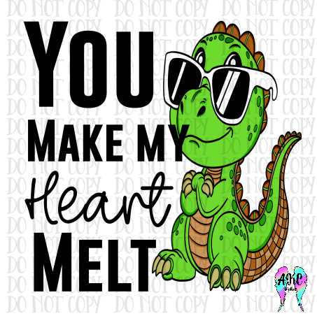 You make my heart melt PNG