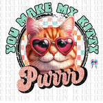 You make my kitty purr PNG