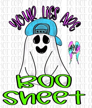 Your lies are boo sheet PNG