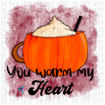 You warm my heart PNG