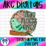 Zero flocks given PNG