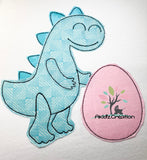easter embroidery design, dino embroidery design, dinosaur embroidery design, easter egg embroidery design, easter embroidery design, easter applique, dino applique, dinosaur applique, easter dino applique, easter dinosaur applique, flower embroidery design