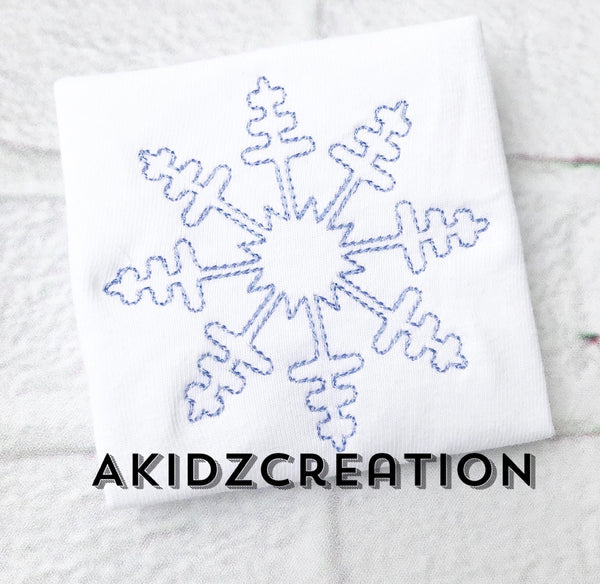 quick stitch snowflake embroidery design, snowflake embroidery design, snow embroidery design, christmas embroidery design, winter embroidery design