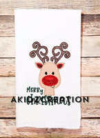 christmas reindeer embroidery design, reindeer embroidery design, christmas embroidery design, reindeer embroidery design, zig zag reindeer embroidery design, applique, applique reindeer, machine embroidery design reindeer