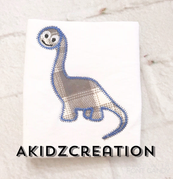 long neck dinosaur embroidery design, dinosaur embroidery design, dino embroidery design, machine embroidery dinosaur design, machine emrboidery dino