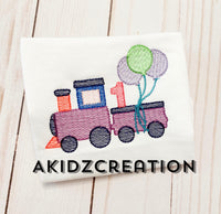 birthday embroidery design, train embroidery design, vehicle embroidery design, transportation embroidery design, birthday train embroidery design, balloons embroidery design, train with balloons embroidery design, sketch train embroidery design, sketch embroidery design, birthday set embroidery design, sketch numbers embroidery design, numbers embroidery design