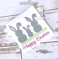 bunny family, embroidery, embroidery design, machine embroidery, easter embroidery, rabbit embroidery design, bunny embroidery design, easter embroidery design, animal embroidery design