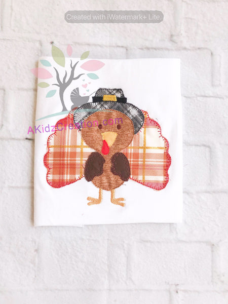 turkey embroidery, turkey applique, thanksgiving embroidery design, fall embroidery design, animal embroidery design,akidzcreation