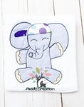 elephant embroidery design, elephant applique, machine embroidery elephant applique, machine embroidery elephant applique, machine embroidery elephant design, elephant in hat embroidery design, elephant design