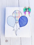 balloon bunch embroidery design, balloons embroidery design, balloons applique embroidery design