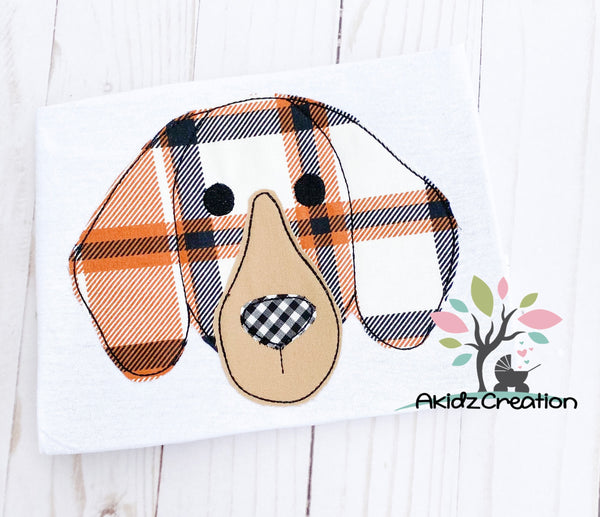 beagle embroidery design, dog embroidery design, puppy embroidery design, beagle applique, 