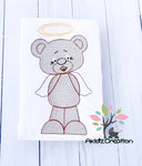 beary angel embroidery design, angel embroidery design, halo embroidery design, angel embroidery design, sketch angel embroidery design, sketch bear embroidery design, sketch bear angel embroidery design, bear angel embroidery design