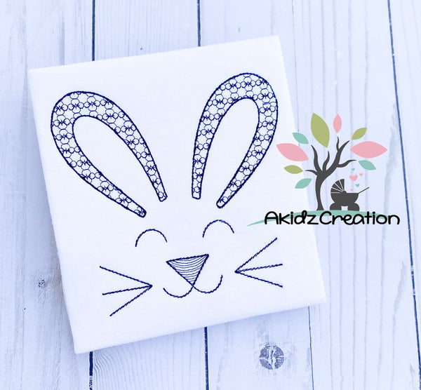 boy bunny face embroidery design, boy embroidery design, boy bunny embroidery design, motif filled bunny ears embroidery design, motif filled rabbit ears embroidery design, spring embroidery design, easter embroidery design, rabbit face embroidery design, bunny face embroidery design