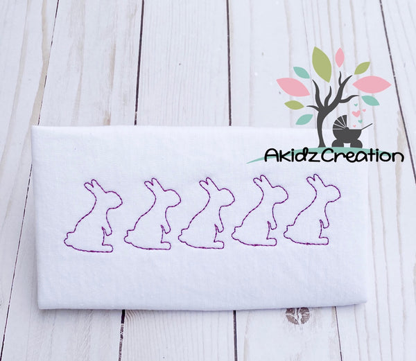 bunny embroidery design, rabbit embroidery design, rabbit border embroidery design, bunny border embroidery design, border embroidery design, quilting border embroidery design, machine embroidery border embroidery design, easter embroidery design, spring embroidery design