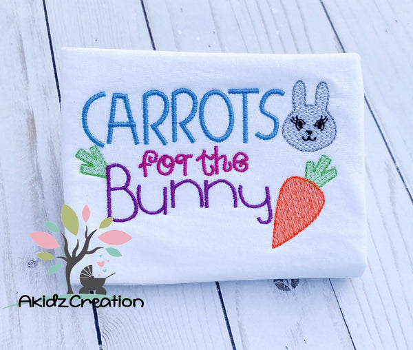 carrot embroidery, easter embroidery, bunny embroidery, rabbit embroidery, carrot embroidery design, bunny embroidery design, rabbit embroidery design, spring embroidery design, easter embroidery design, easter saying embroidery design