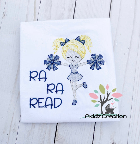 cheerleading reading pillow, reading pillow, pocket pillow, reading pillow embroidery design, reading pillow embroidery pattern, embroidery pattern, embroidery file