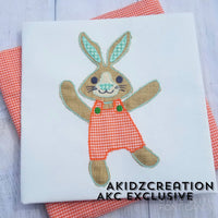 corduroy bunny embroidery design, bunny embroidery design, rabbit embroidery design, easter embroidery design, spring embroidery design